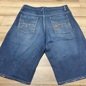 Rocawear Mens Jeans Shorts Size 38 Embroidered Back Pocket Y2K HipHop